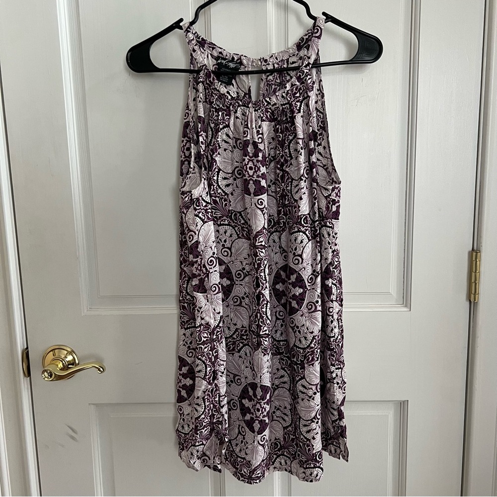 Womens LORD & TAYLOR Sleeveless Rayon Top Size XL